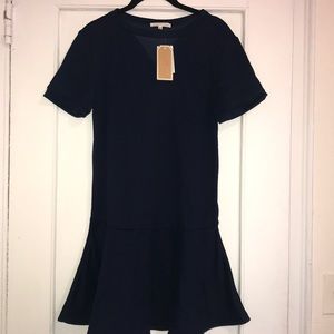 Navy cotton dress